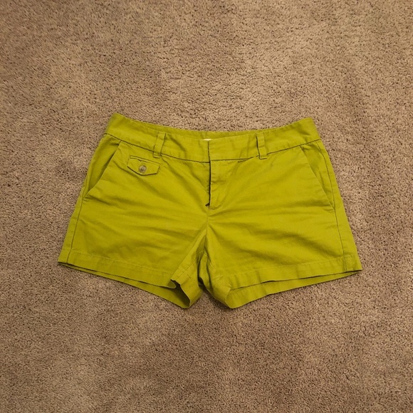 LOFT Pants - Ann Taylor LOFT Lime Green Shorts - Size 4
